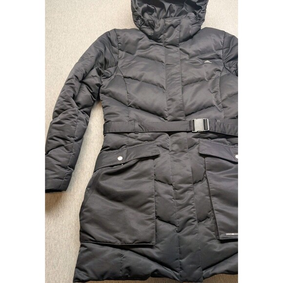 Adidas Long Down Padding 85 Black Puffer Jacket Size Medium - Picture 2 of 10